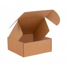 Коробка для посылок Тип Д, бурая, самосборная, 220*165*100 мм