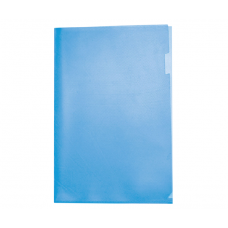 Папка-уголок А4, синяя, пластик 120 мкм, Expert Complete