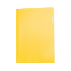 Папка-уголок А4, жёлтая, пластик 180 мкм, Expert Complete